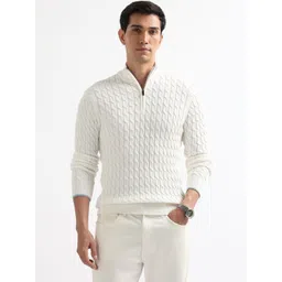 Arrow Sport Men Cable Knit Pullover-picture-42