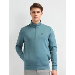 Arrow Sport Men Cotton Long Sleeves High Neck Pullover Sweatshirts-picture-34