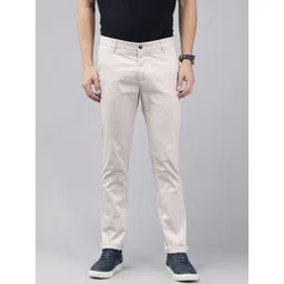 Arrow Sport Men Geometric Printed Bronson Slim Fit Low-Rise Trousers-image-49