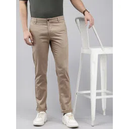 Arrow Sport Men Geometric Printed Bronson Slim Fit Low-Rise Trousers-image-17