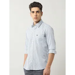 Arrow Sport Men Geometric Printed Pure Cotton Casual Shirt image 5