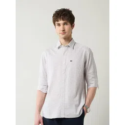 Arrow Sport Men Geometric Printed Slim Fit Cotton Shirt-image-18