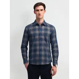 Arrow Sport Men Manhattan Slim Fit Opaque Checked Casual Shirt-picture-14