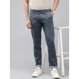 Arrow Sport Men Micro Or Ditsy Printed Bronson Slim Fit Low-Rise Trousers-image-23