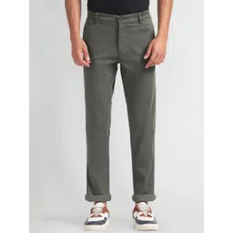 Arrow Sport Men Mid-Rise Plain Cotton Slim Fit Chinos Trousers-picture-41