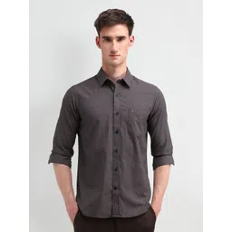 Arrow Sport Men Modern Spread Collar Micro Ditsy Printed Cotton Slim Fit Casual Shirt-picture-29