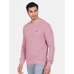 Arrow Sport Men Pink Pure Cotton Pullover Sweater-picture-42