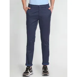 Arrow Sport Men Printed Skinny Fit Low-Rise Trousers-picture-37