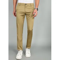 arrow sport Men Slim Fit Beige Cotton Blend Trousers-picture-13