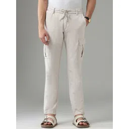 Arrow Sport Men Slim Fit Cargos Trousers-picture-28