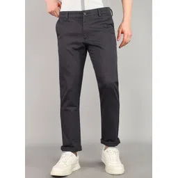 arrow sport Men Slim Fit Grey Polyester Trousers-picture-13