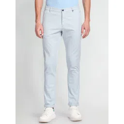 Arrow Sport Men Slim Fit Low-Rise Trousers-picture-28
