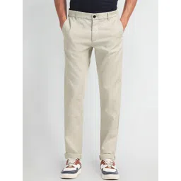 Arrow Sport Men Slim Fit Mid Rise Trousers-picture-16
