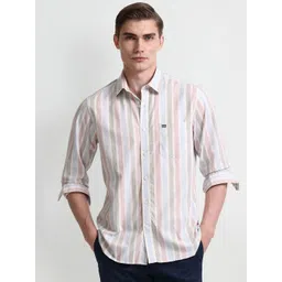 Arrow Sport Men Slim Fit Multi Stripes Opaque Striped Casual Shirt-picture-23