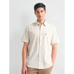 Arrow Sport Men Slim Fit Opaque Striped Casual Shirt-picture-19