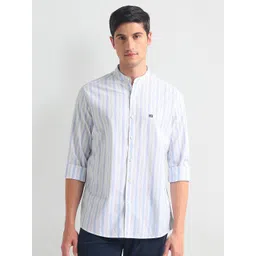 Arrow Sport Men Slim Fit Opaque Striped Casual Shirt-picture-17