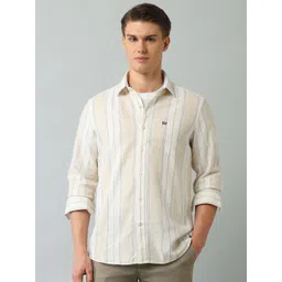Arrow Sport Men Slim Fit Opaque Striped Casual Shirt-picture-18