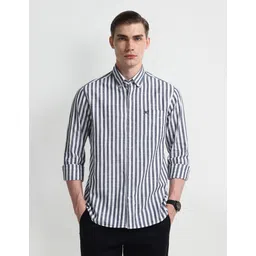 arrow sport Men Slim Fit Striped Casual Shirt-picture-13