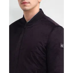 Arrow Sport Men Solid Bomber Jacket image 5