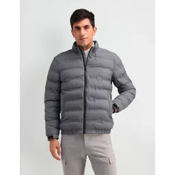 Arrow Sport Men Solid Padded Jacket-picture-34