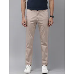 Arrow Sport Men Solid Slim Fit Low-Rise Regular Trousers-picture-37