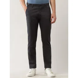 Arrow Sport Men Solid Slim Fit Mid-Rise Flat-Front Chinos Trousers-picture-10