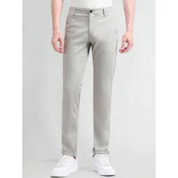 Arrow Sport Men Solid Urban Slim Slim Fit Trousers-picture-37