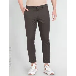 Arrow Sport Men Tapered Fit Smart Flex Cotton Trousers-picture-34