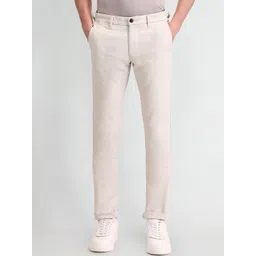 Arrow Sport Men Textured Urban Slim Slim Fit Trousers-picture-28
