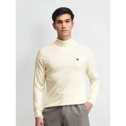 Arrow Sport Men Turtle Neck Cotton Pullover Sweaters-picture-25