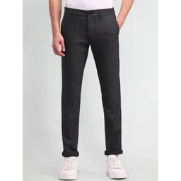 Arrow Sport Men Urban Slim Mid-Rise Slim Fit Trousers-picture-16
