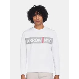 Arrow Sport Men White Printed Sweatshirt-picture-24