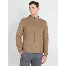 Arrow Sport Olive Regular Fit Bomber Jacket-picture-16