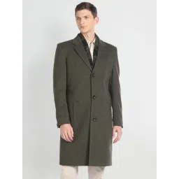 Arrow Sport Olive Regular Fit Overcoat-picture-41