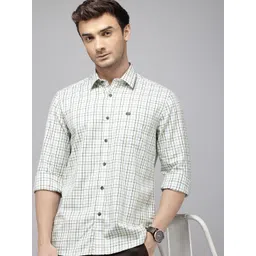 Arrow Sport Pure Cotton Manhattan Slim Fit Checked Casual Shirt-picture-23
