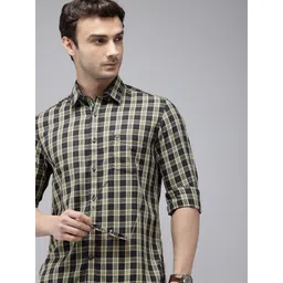 Arrow Sport Pure Cotton Manhattan Slim Fit Opaque Checked Casual Shirt-picture-16