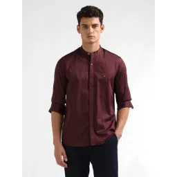 Arrow Sport Red Floral Slim Fit Shirt-picture-33