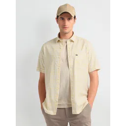 Arrow Sport Tartan Checked Classic Twill Pure Cotton Casual Shirt-picture-33