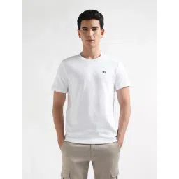 Arrow Sport White Cotton Regular Fit Self Pattern T-Shirt-picture-28