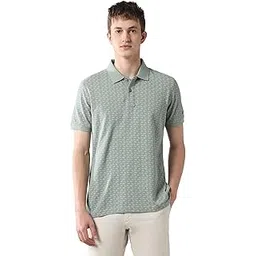 arrow sports Arrow Sport Mens Printed Mint Half Sleeve Shirt-picture-11