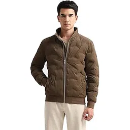 arrow sports Arrow sport men's regular fit solid puffer jacket-picture-21