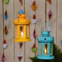Multicolor Iron Hanging Lantern-image-25