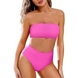 ARSH LIFESTYLE Quick-Dry Shoulder Straps Neck Stretchable Swim Bikini Set-picture-19