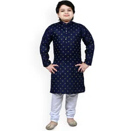 Arshia Fashions Boys Ethnic Motifs Printed Regular Kurta with Pyjamas-picture-45