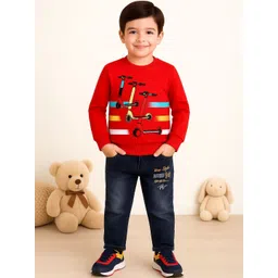 Arshia Fashions Boys Printed Trousers-picture-32