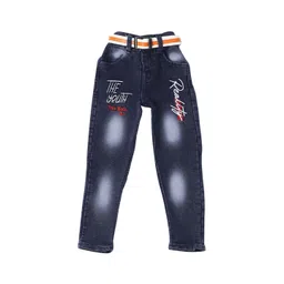 Arshia Fashions Boys Regular Fit Mid-Rise Mildly Distressed Heavy Fade Stretchable Jeans-picture-29