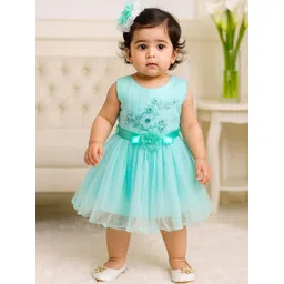 Arshia Fashions Floral Net Empire Dress-picture-28