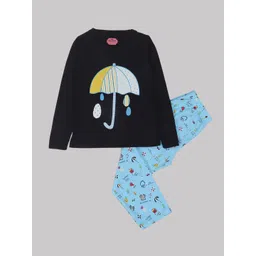 Arshia Fashions Girls Printed Night suit-picture-11