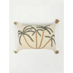 Art Avenue Beige Embroidered Rectangle Cushion Covers-picture-41