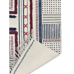 Art Avenue Blue & Brown Printed Cotton Carpet image 4